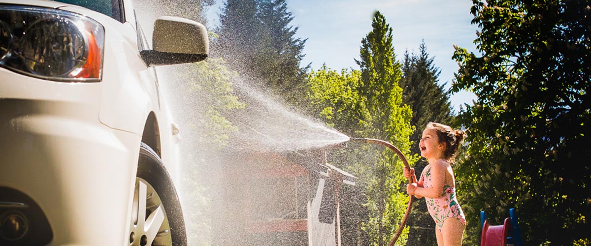 Portable car washer water pump